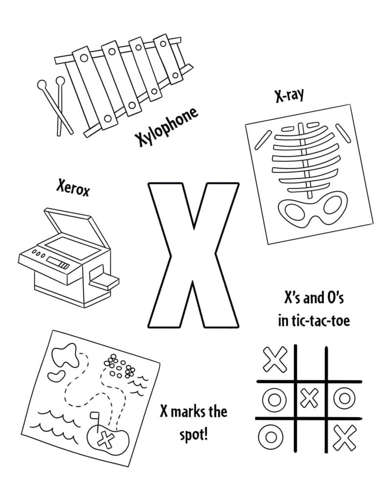 Lets Learn All About X ELA Worksheets SplashLearn Worksheets Library