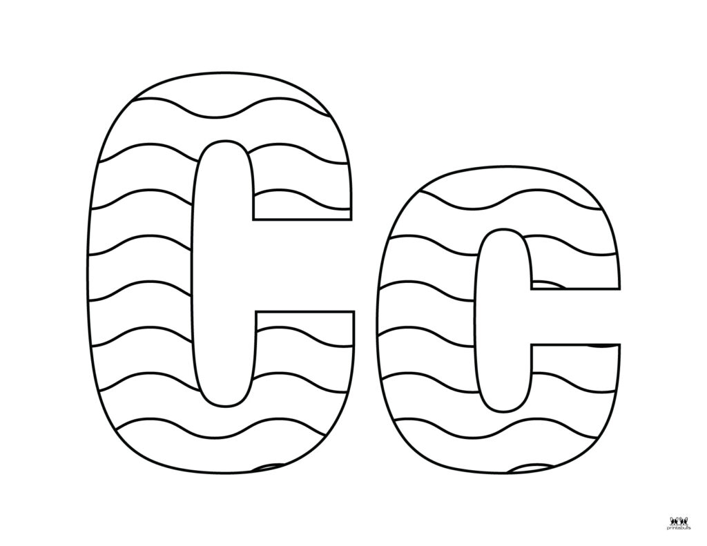 Letter C Coloring Pages 15 FREE Pages Printabulls