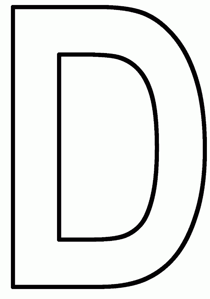 Letter D Coloring Pages Coloring Home