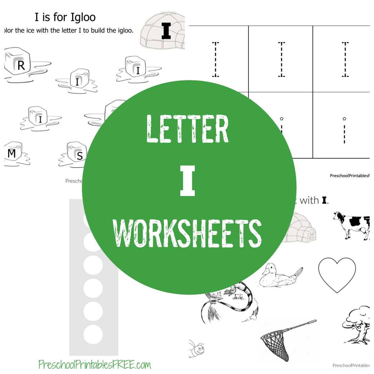 Letter I Worksheets For Preschool Free Preschool Printables