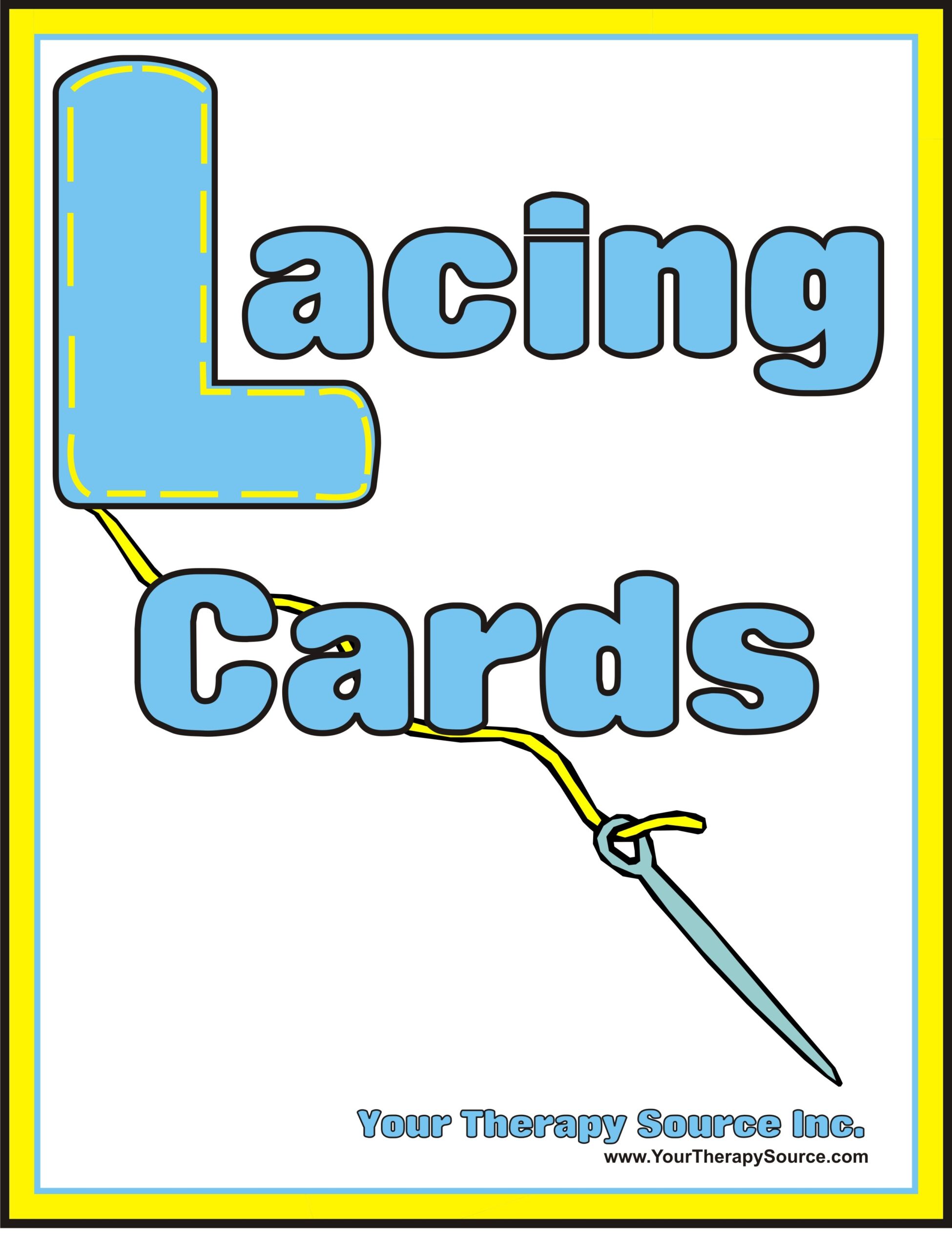 Letter Lacing Cards