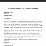 Letter Of Invitation For Visa Australia Template Infoupdate