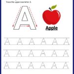 Letter Trace Worksheets Worksheets For Kindergarten