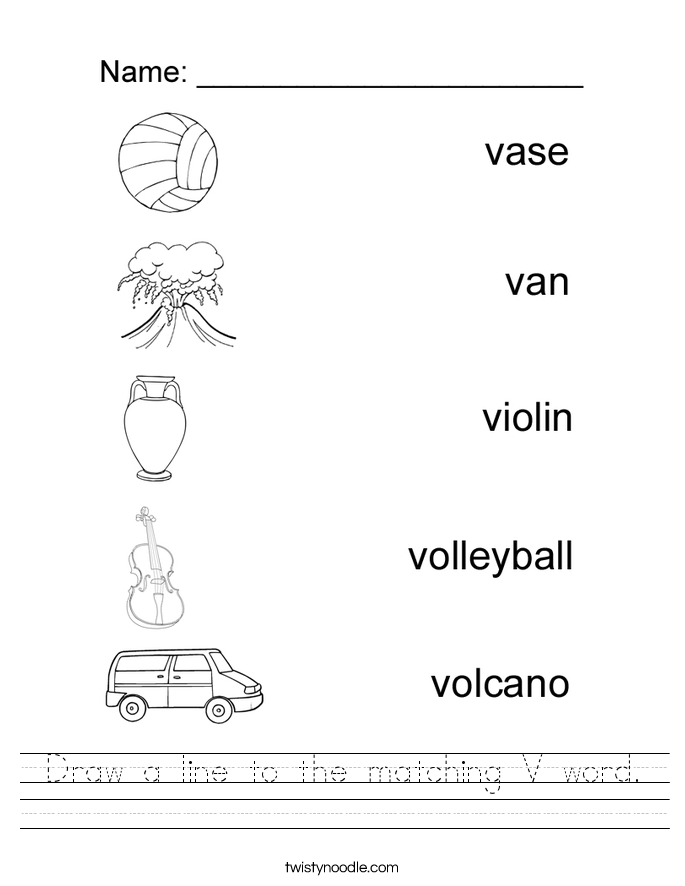 Letter V Worksheet Free Worksheets Samples