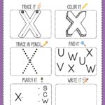 Letter X Worksheet