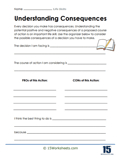 skills worksheet life skills