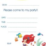 Little Mermaid Invitation Templates Free