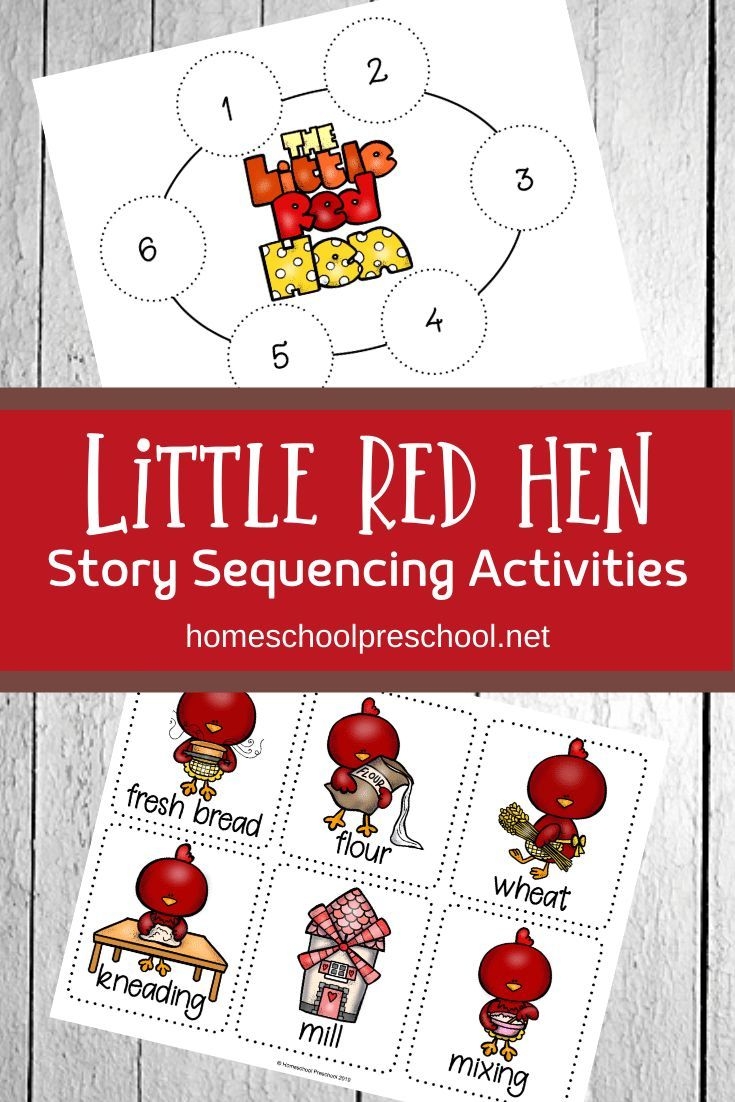 Little Red Hen Sequencing Cards Printable Free Printable Templates