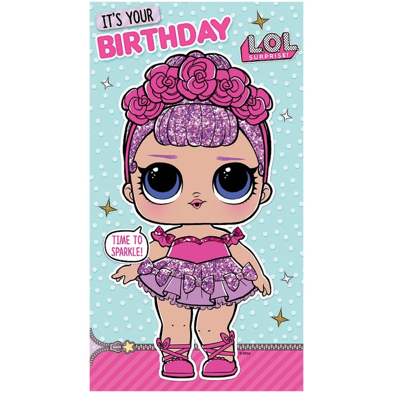 LOL Birthday Card Printable