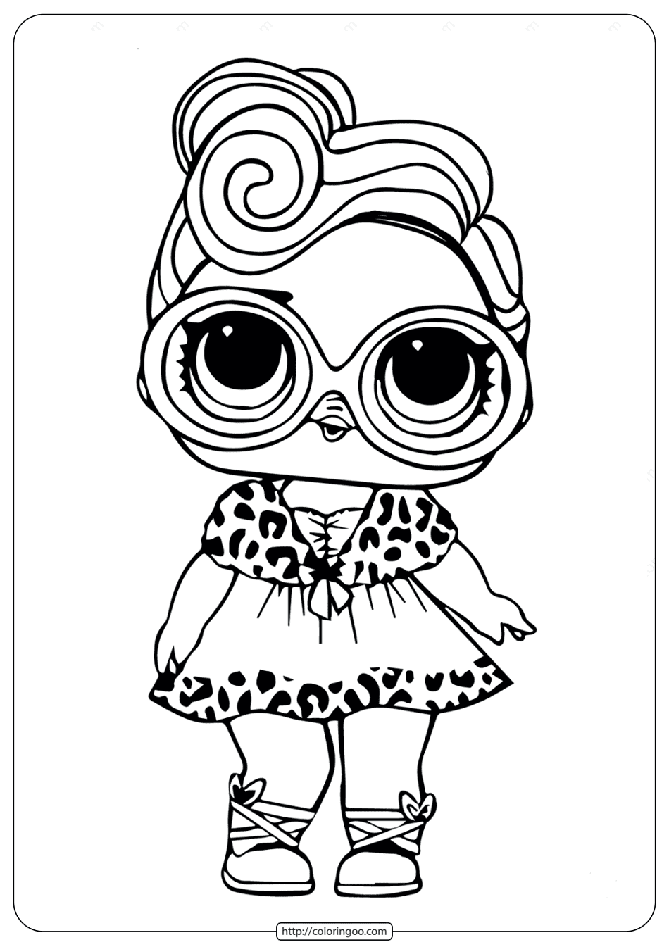 Lol Surprise Doll Coloring Pages Infoupdate