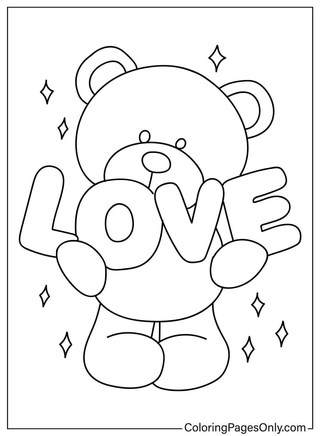 Love Coloring Page To Printable Free Printable Coloring Pages