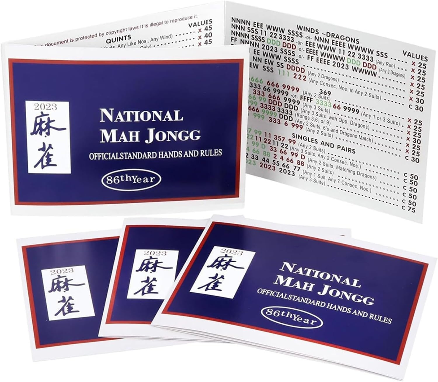 Mahjong 2024 Card Printable Dasi Missie