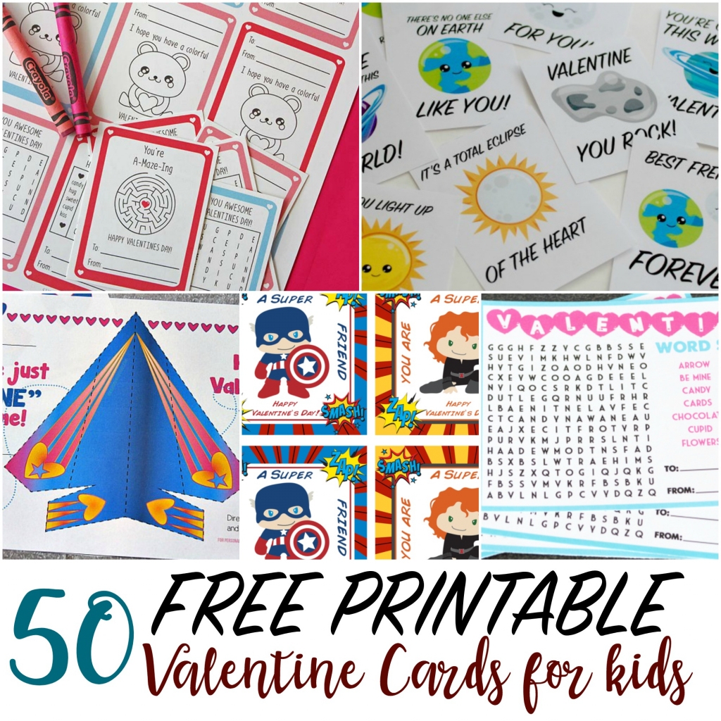 Make Your Own Printable Valentines Card Printable Card Free