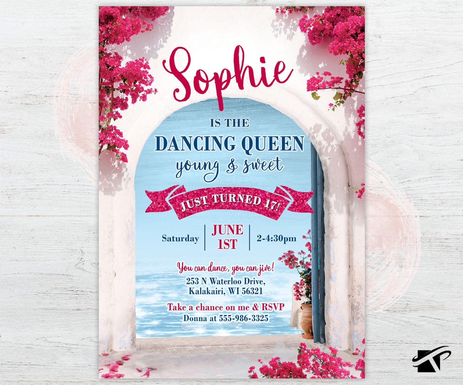 Mamma Mia Invitation Template Free