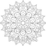 Mandala Flowers Coloring Pages Coloring Home