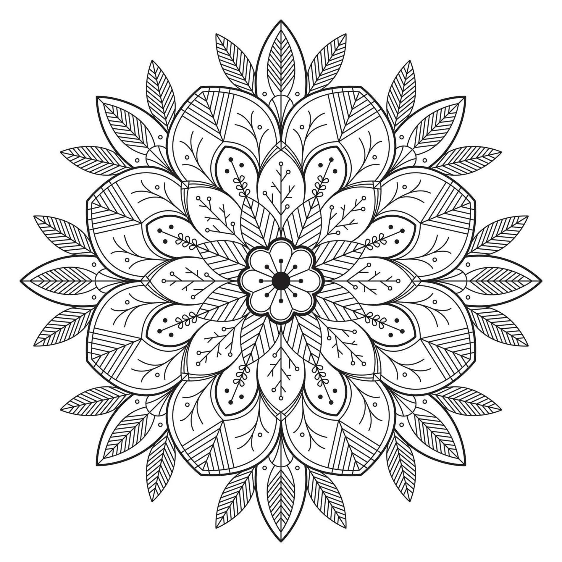 free printable coloring pages of mandalas