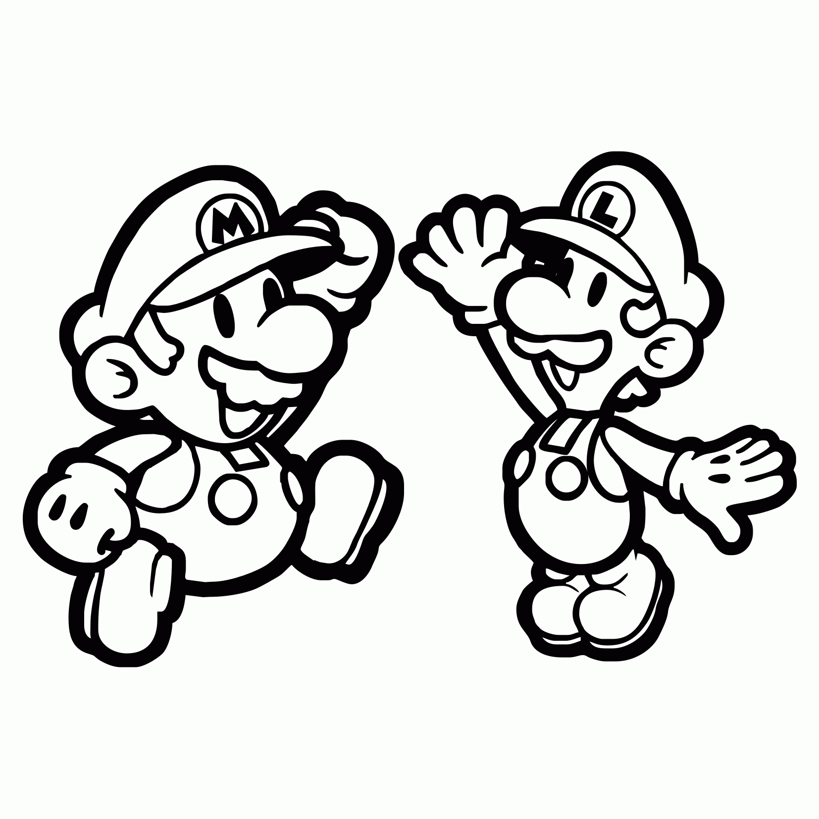 Coloring Page Mario