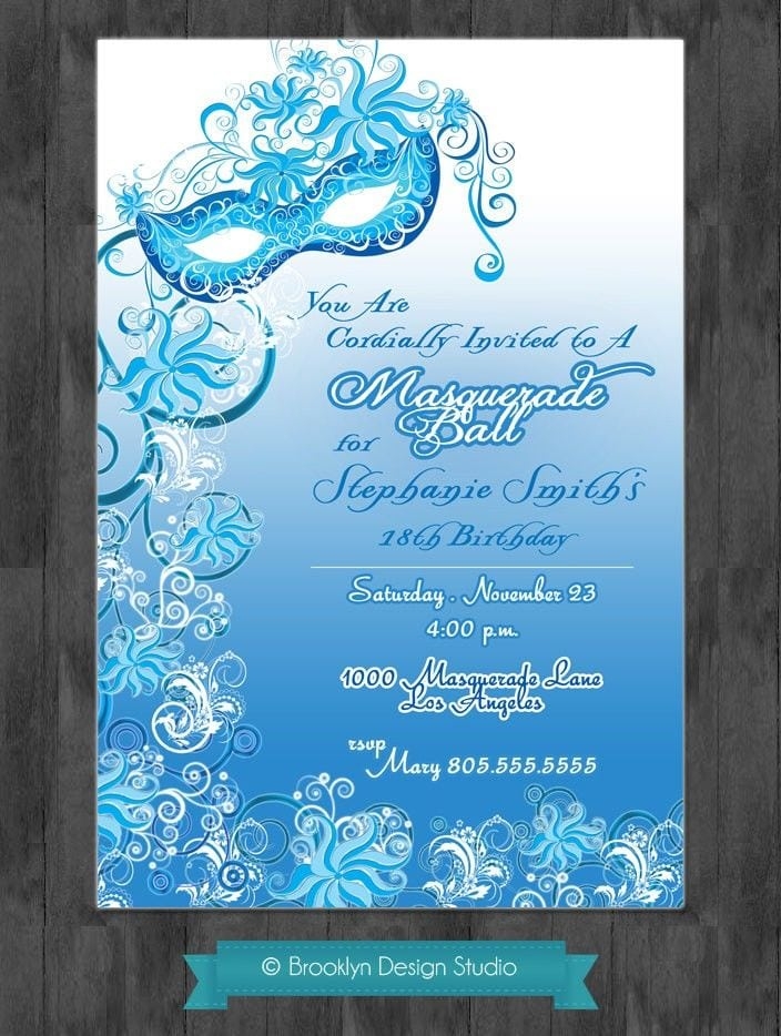 Masquerade Ball Invitation