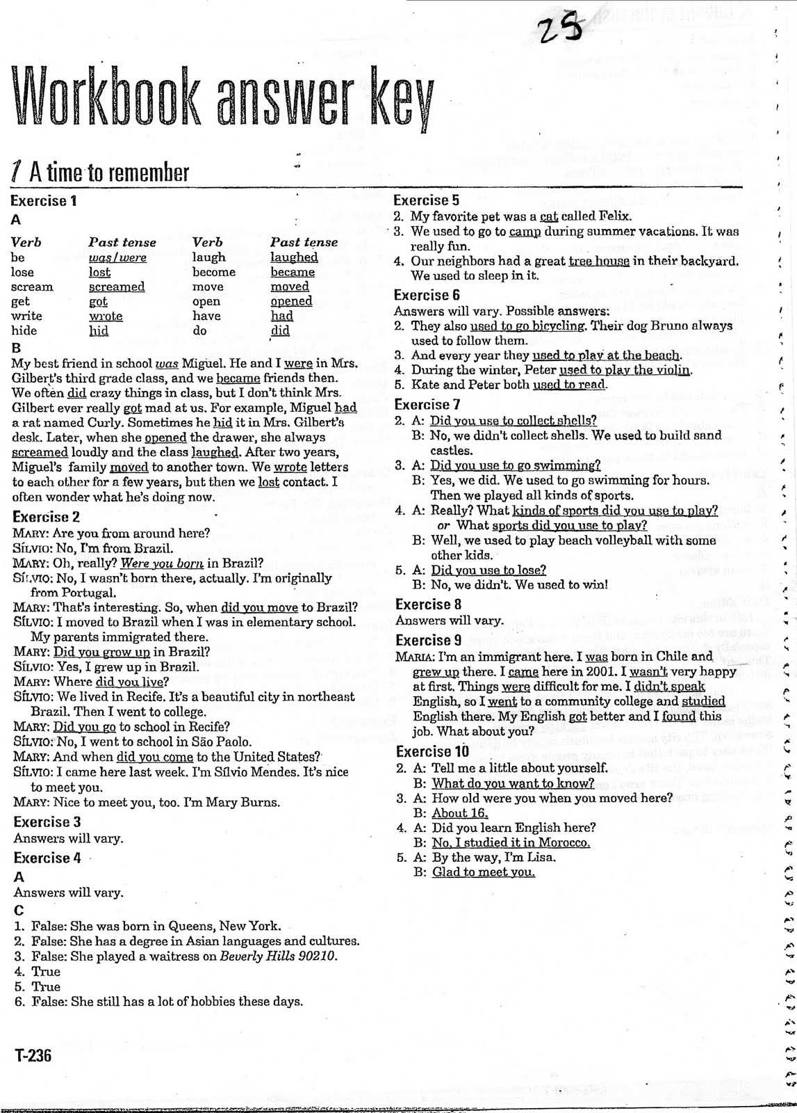 Mastering Realidades 2 Capitulo 2b The Practice Workbook Answer Key