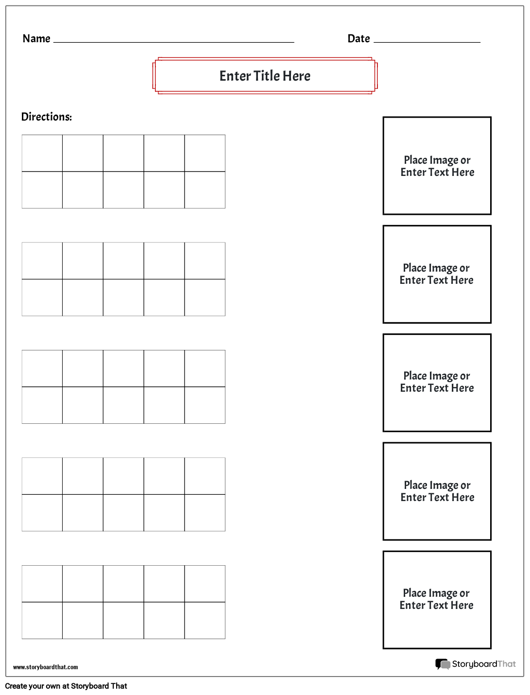 Matching Quiz Maker Custom Templates For Tests Worksheets Library