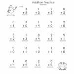 Math Addition Worksheet Kindergarten Math Worksheets Printable