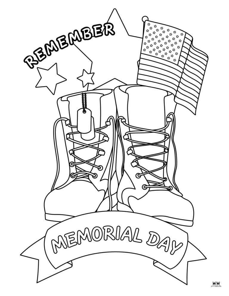 free memorial day coloring pages