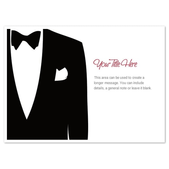 Mens Birthday Invitation