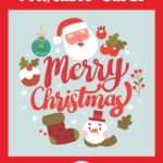 Merry Christmas Cards 10 Free PDF Printables Printablee