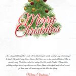 Merry Christmas Thank You Card Template In Adobe Photoshop