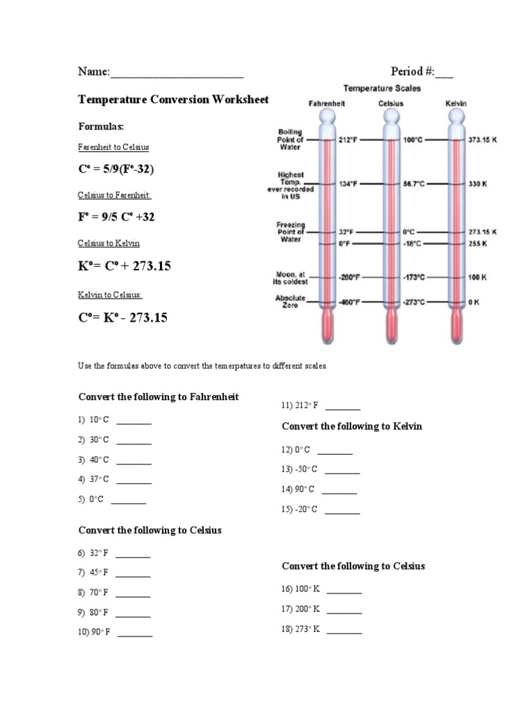 Metric Worksheets Temp And Conversions Worksheet Worksheets Library