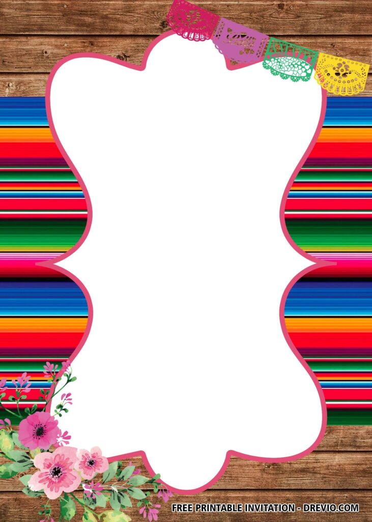 Mexican Party Invitations Free Template