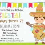 Mexican Theme Invitations Template Free