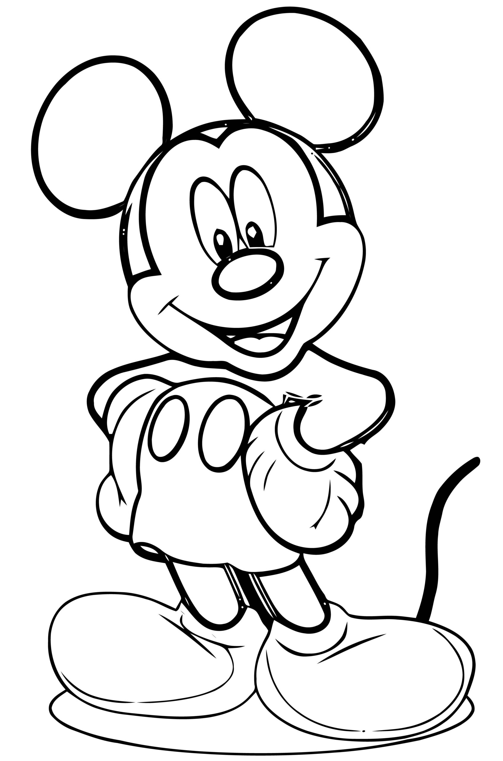 free printable mickey mouse coloring pages