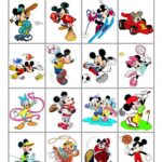 Mickey Mouse Sports Bingo English Esl Worksheets For Printable