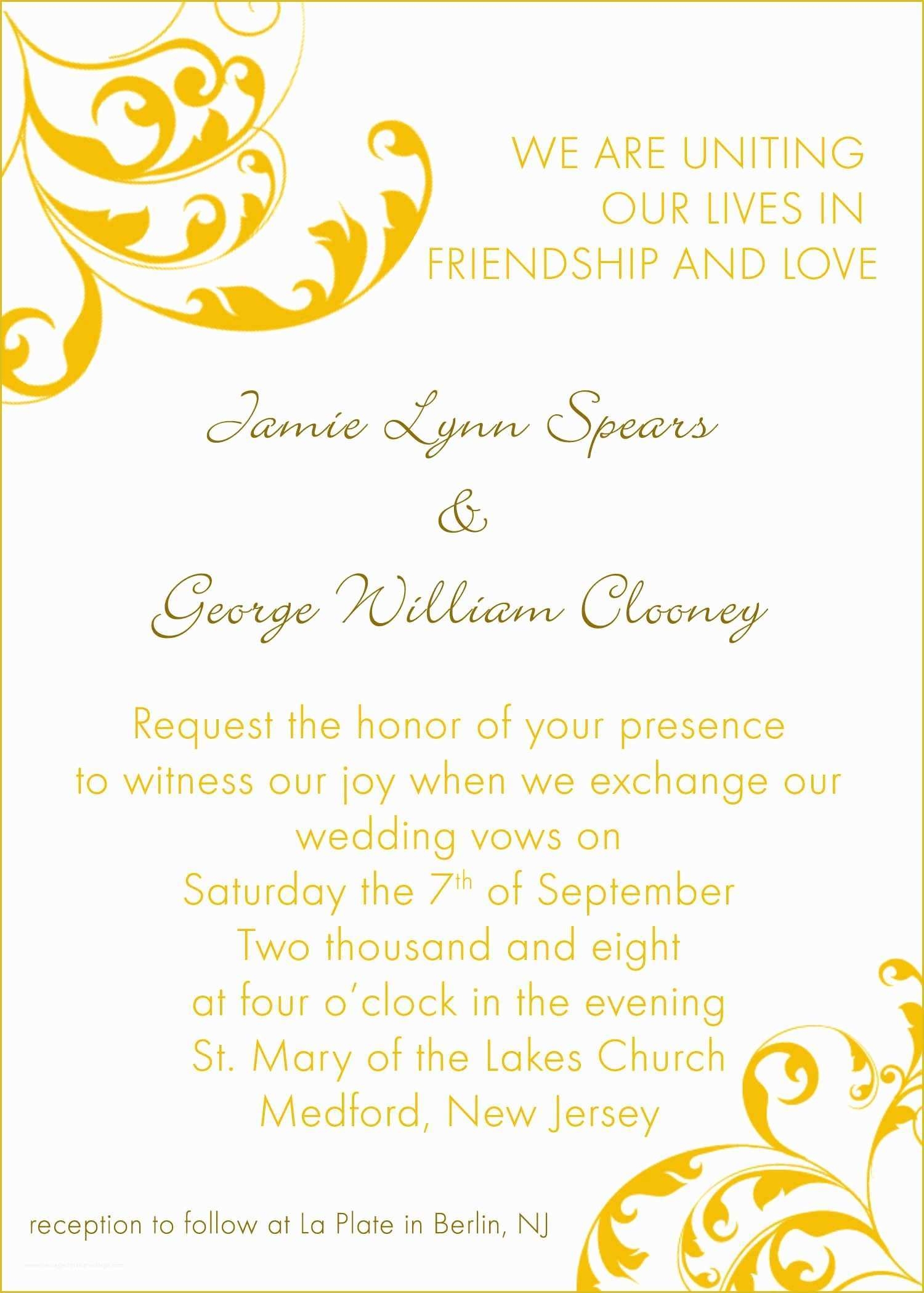 Microsoft Word Invitation Templates Free Of Invitation Word Templates 