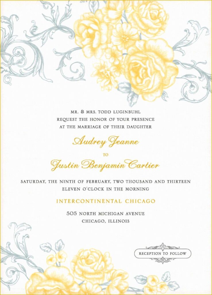 Microsoft Word Invitation Templates Free Of Word Invitation Template