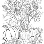 Mid Autumn Coloring Pages Coloring Nation