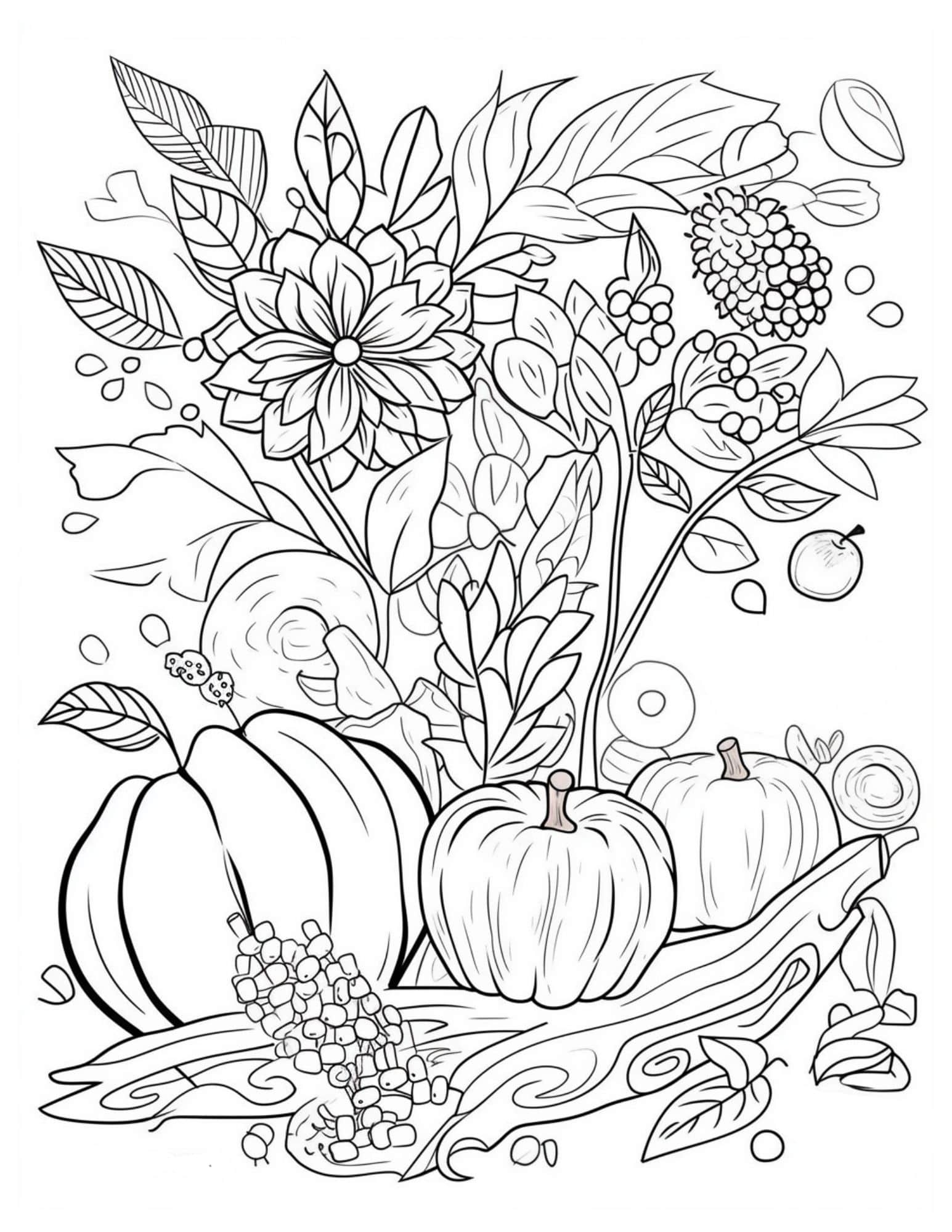 Mid Autumn Coloring Pages Coloring Nation