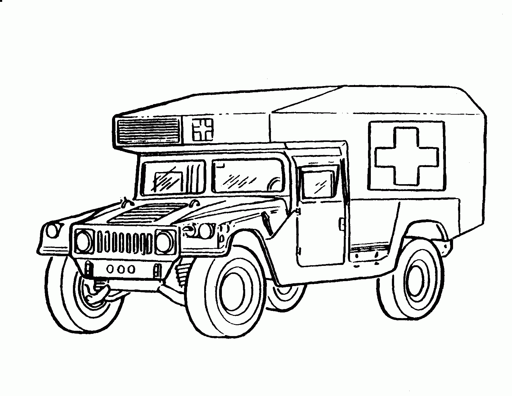 Military Jeep Coloring Pages Coloring Home