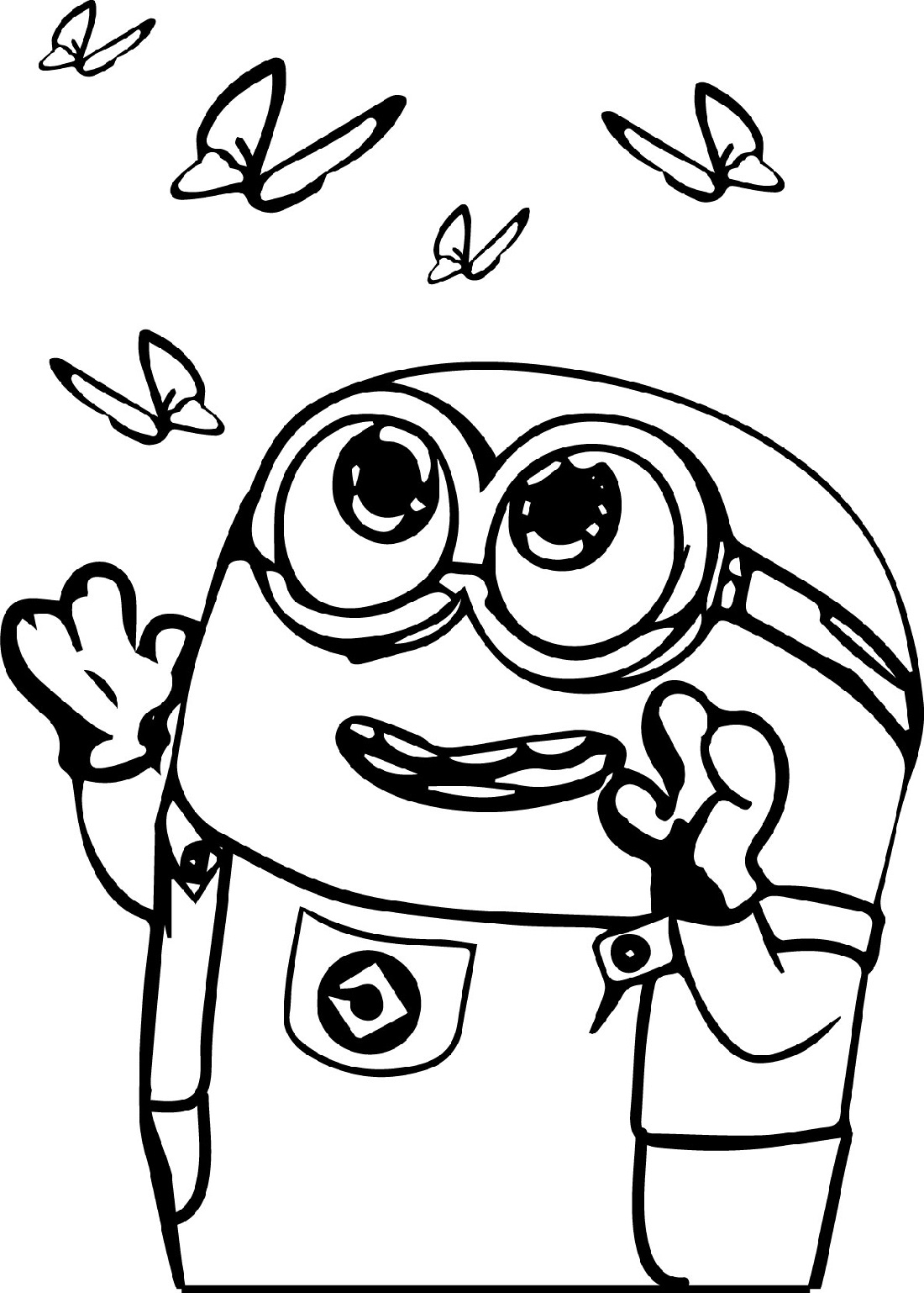free printable minion coloring pages