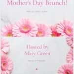 Mother s Day Invitation Template Invitation Template Floral Birthday
