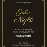 Movie Night Invitation Template Google Docs Illustrator InDesign