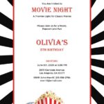 Movie Night Invitation Template In Publisher Word Illustrator PSD