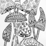 Mushrooms Aesthetic Coloring Pages Free Printable Coloring Pages