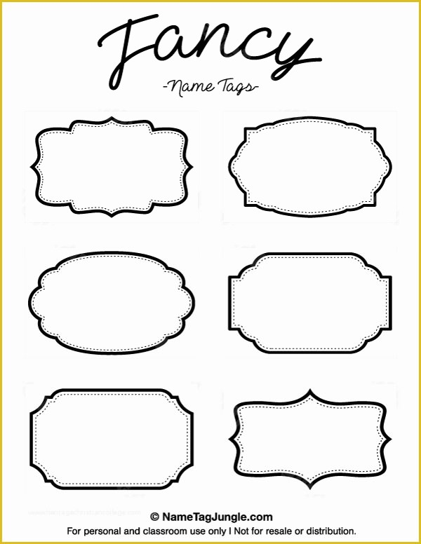 Name Tag Template Free Printable Of The 25 Best Name Tag Templates 