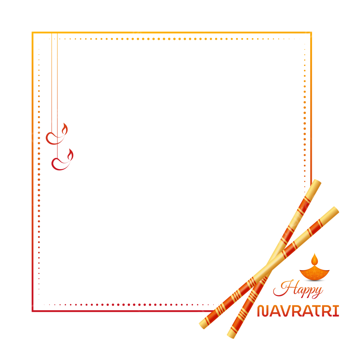 navratri invite template