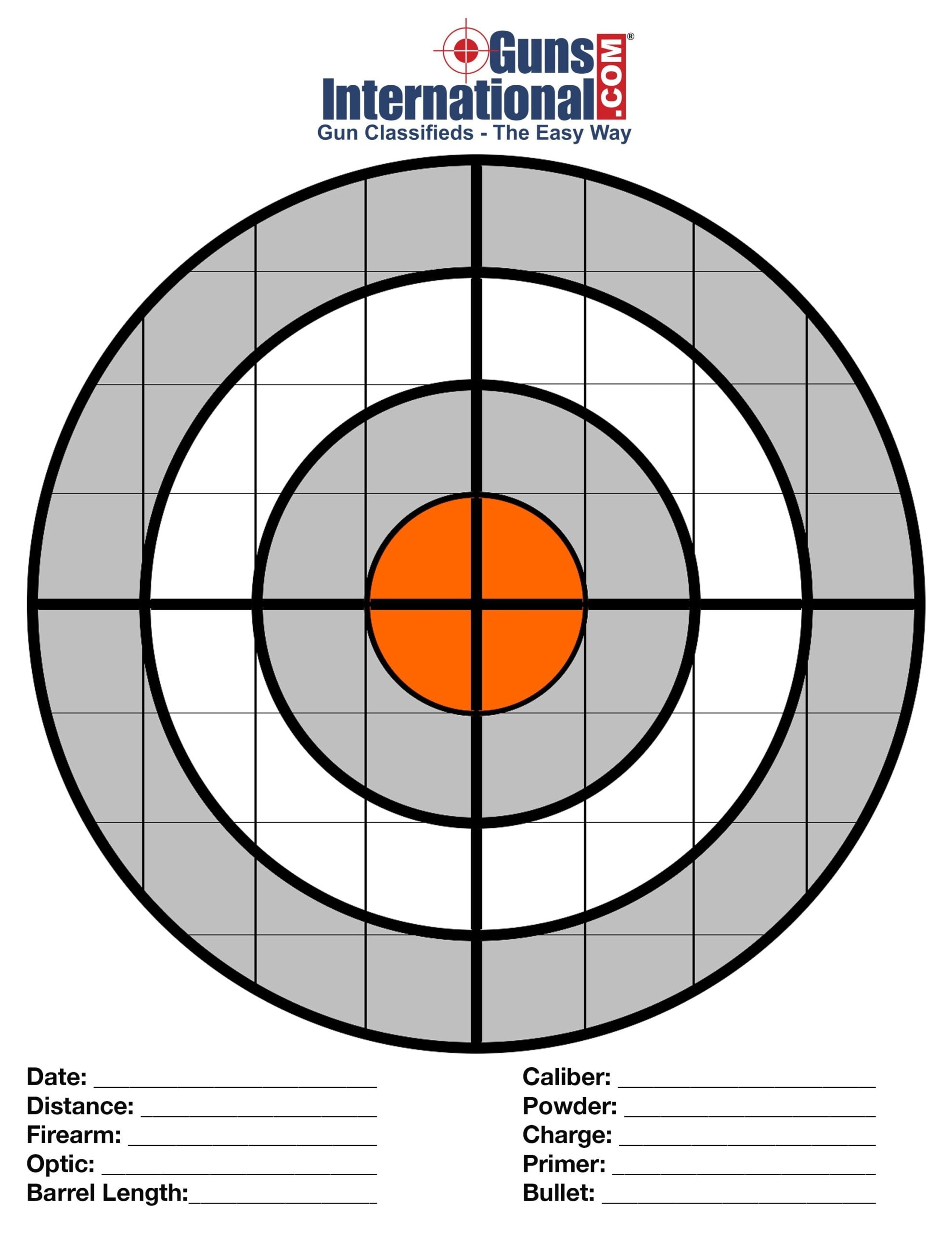Nerf Gun Target Printable Free Printable