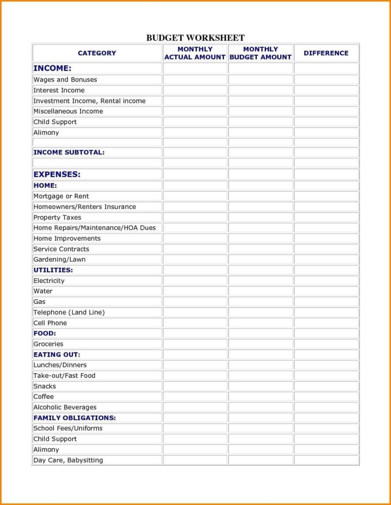 Net Worth Calculator Spreadsheet Regarding Net Worth Worksheet