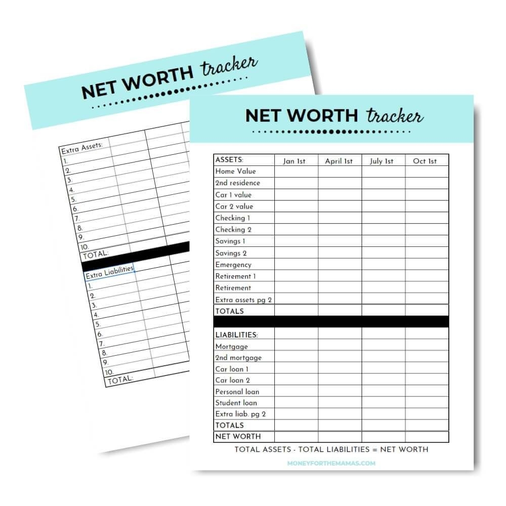 Net Worth Worksheet printable Net Worth Money Stories Worksheets