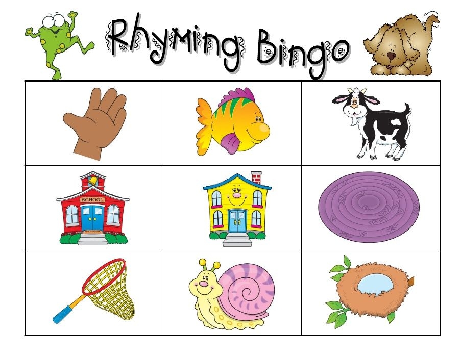 Nice Printable Rhyming Games Paragraph Writing For Kids